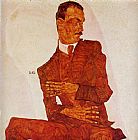 Portrait of the Art Critic Arthur Roessler by Egon Schiele